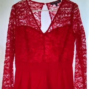 Red Lace Dress